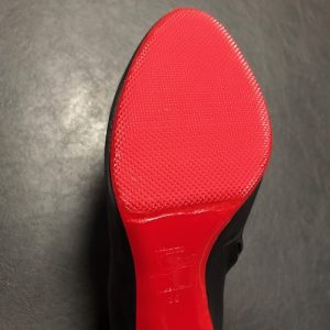 Red rubber soles